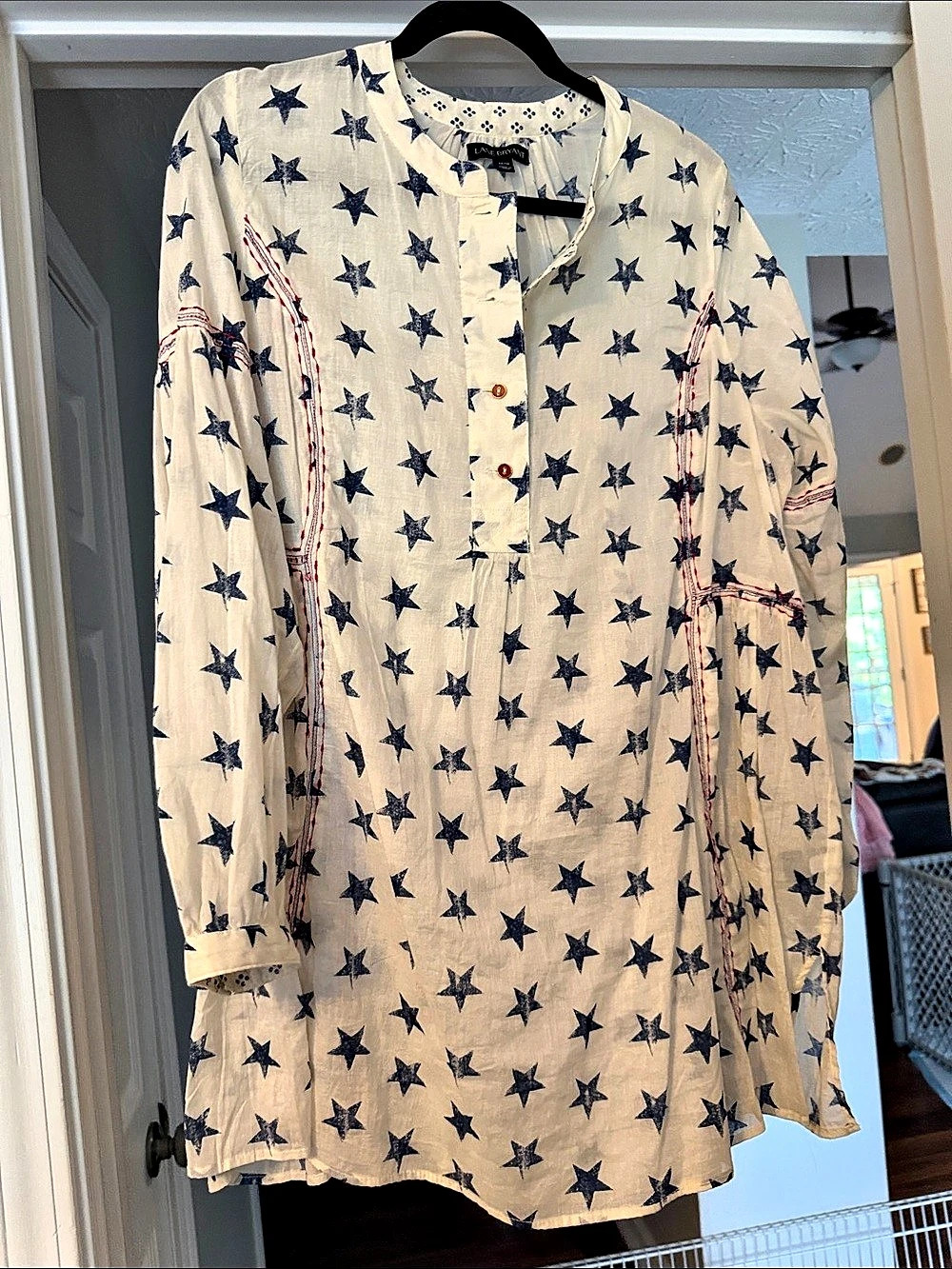 Lane Bryant Star Print Tunic Size 14/16 Like New